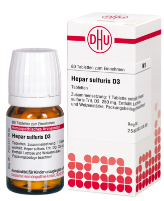 HEPAR SULFURIS D 3 Tabletten