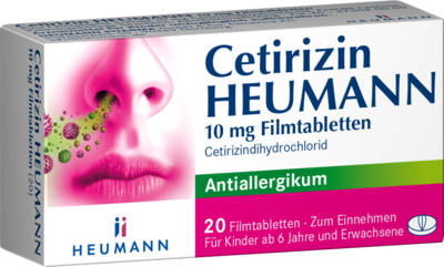 CETIRIZIN Heumann 10 mg Filmtabletten