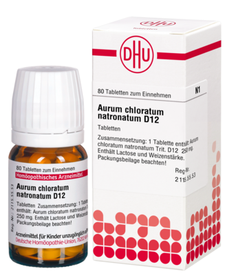 AURUM CHLORATUM NATRONATUM D 12 Tabletten