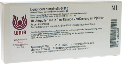 LIQUOR CEREBROSPINALIS GL D 8 Ampullen