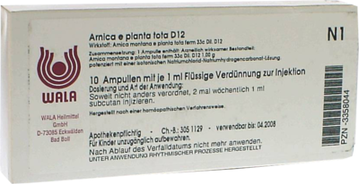 ARNICA E Planta tota D 12 Ampullen