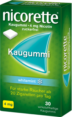 NICORETTE Kaugummi 4 mg whitemint