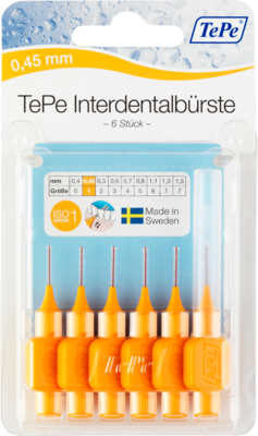 TEPE Interdentalbürste 0,45mm orange