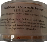 KINESIOLOGIE Tape 5 cmx5 m beige