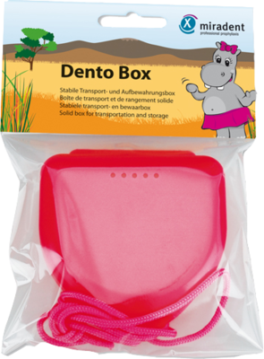 MIRADENT Zahnspangenbox Dento Box I pink