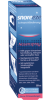 SNOREEZE Schnarchlinderung Nasenspray