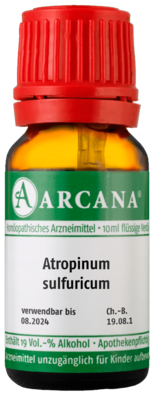 ATROPINUM SULFURICUM LM 29 Dilution